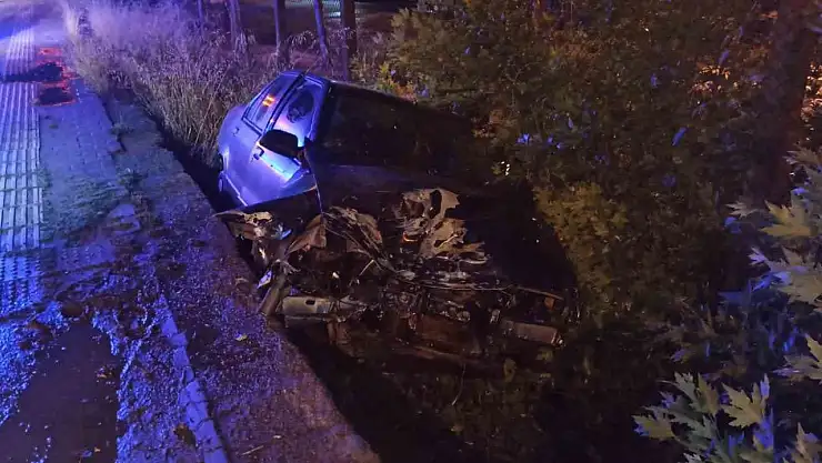 Genel başkanın makam şoförü kazada öldü