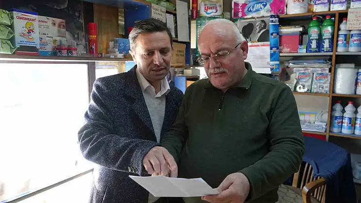 3 bakkalın veresiye defterindeki borçları ödedi
