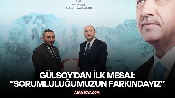 Gülsoy: 'Sorumluluğumuzun Farkındayız'