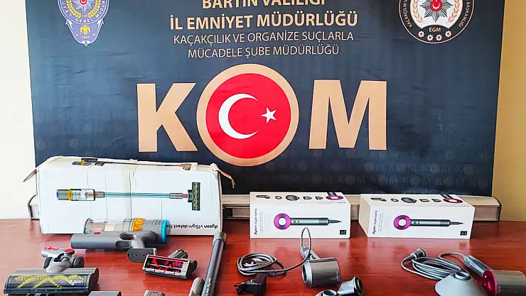 Gümrük kaçağı elektronik eşyalar ele geçirildi