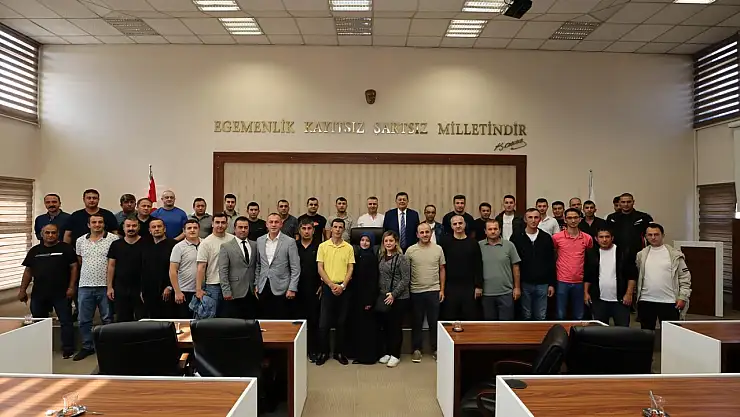 Güvenlik personeliyle bir araya geldi