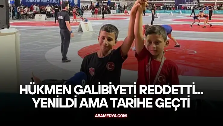 Hükmen Galibiyeti Reddetti... Tarihe Geçti!