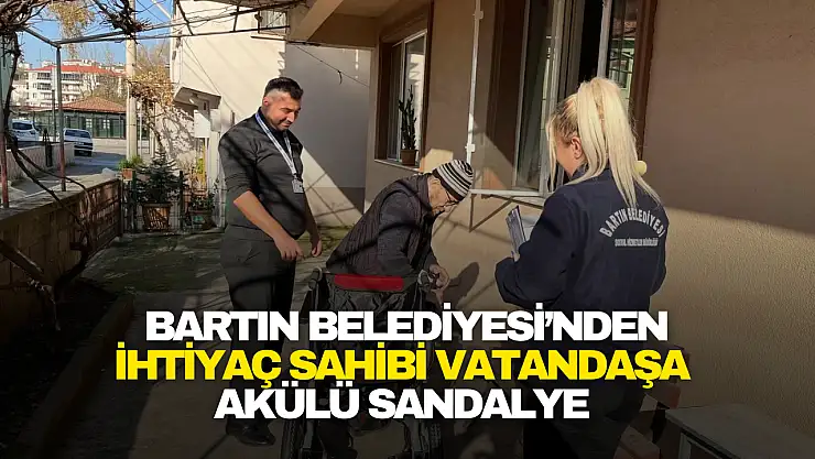 İhtiyaç Sahibi Vatandaşa Akülü Sandalye