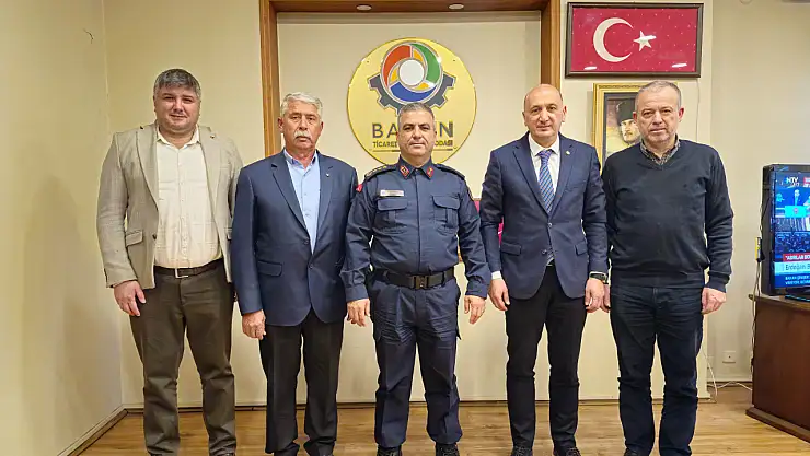 İl Jandarma Komutanı'ndan Bartın TSO'ya ziyaret