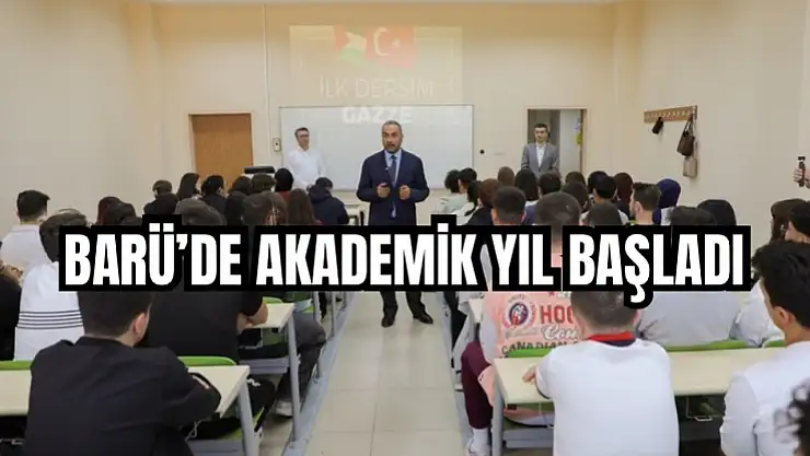 İlk ders 'Gazze'