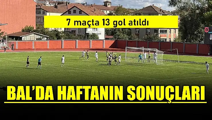 İlk hafta maçlarında 13 gol atıldı