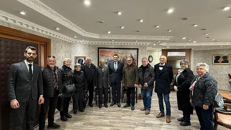 İnkumu Derneği'nden Yalçınkaya'ya ziyaret