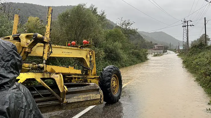 İnkumu yolu kapandı