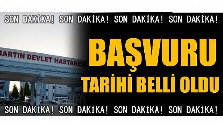 İŞ BAŞVURULARI İÇİN TARİH BELLİ OLDU