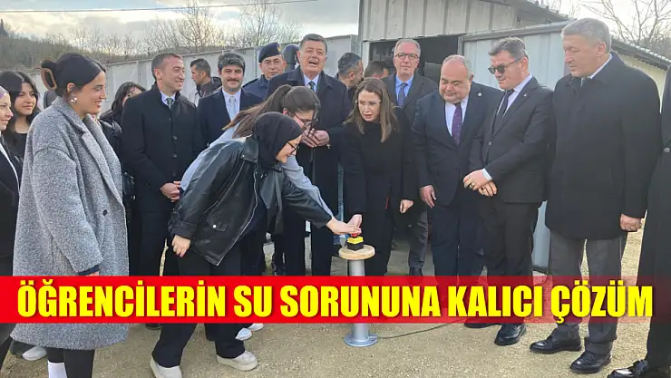 İsale hattı törenle hizmete girdi