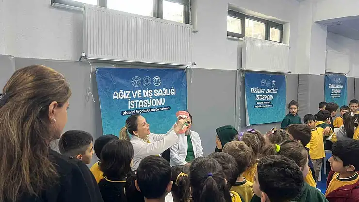 Işık İlkokulunda sağlıklı çocuk sağlıklı gelecek etkinliği