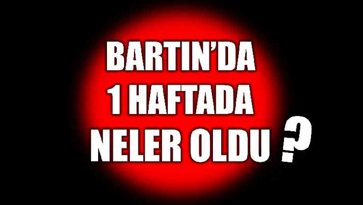 İşte Bartın'ın asayiş raporu