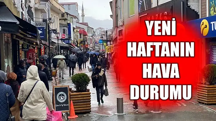 İşte hava tahminleri