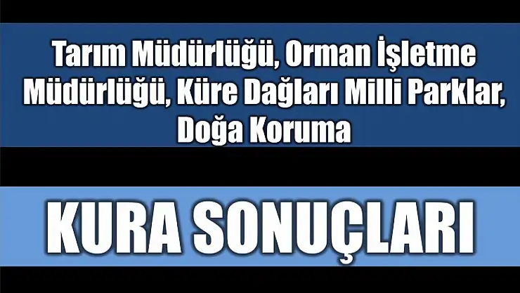 işte kura listeleri
