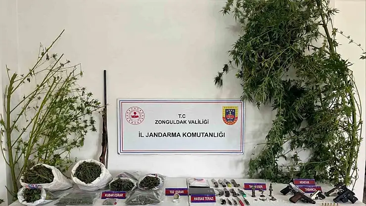 Jandarmadan narkotik operasyonu: 5 gözaltı