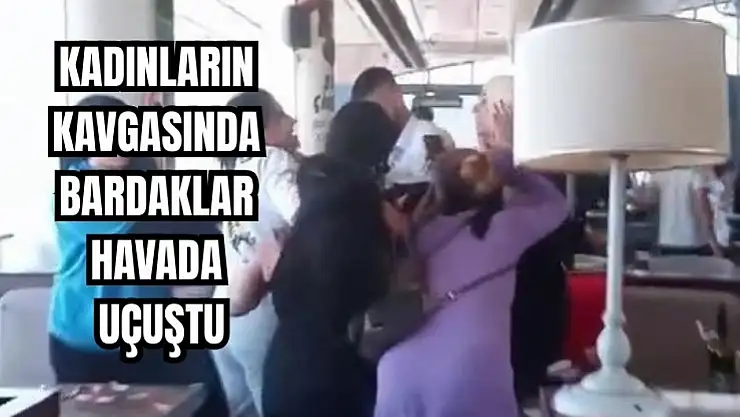 Kafe savaş alanına döndü