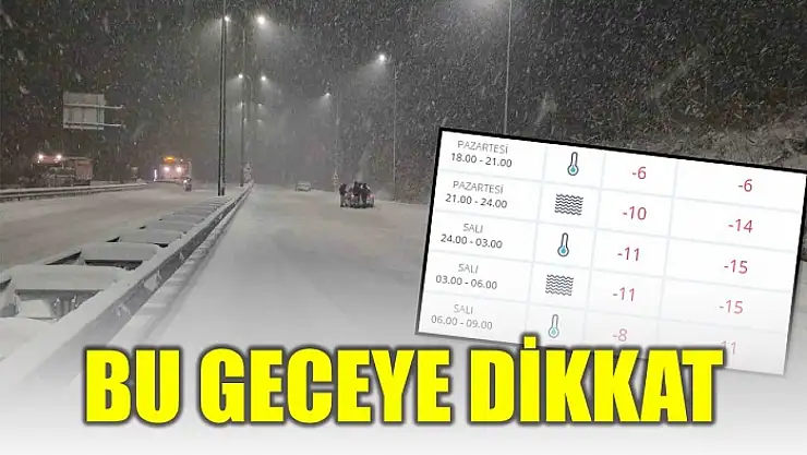 Kar gitti, kuru soğuk kaldı