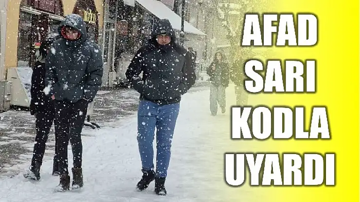Kar uyarısı