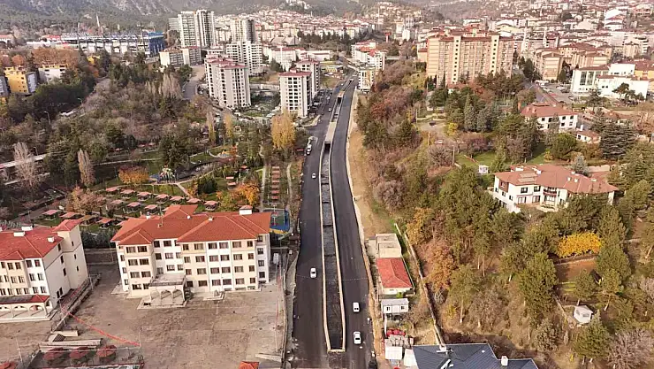 Karabük'te Ergenekon Mahallesi trafiğe açıldı