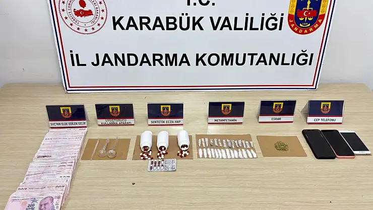 Karabük'te jandarmadan uyuşturucu operasyonu: 2 kişi gözaltına alındı