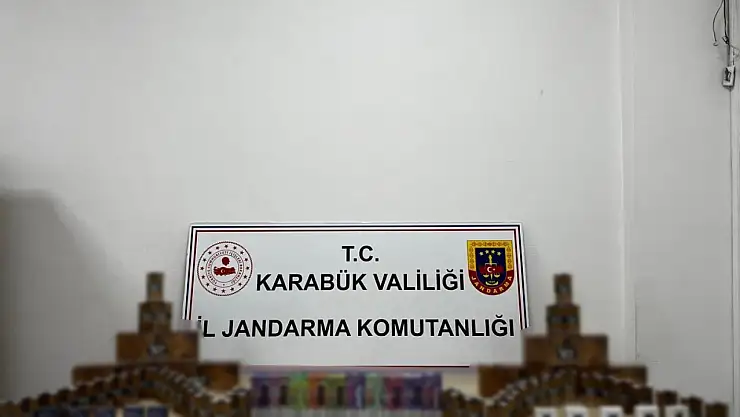Karabük'te kaçak sigara operasyonu