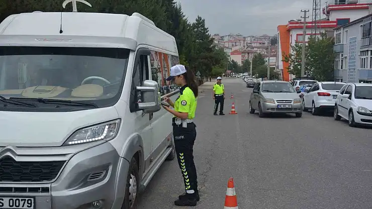 Karabük'te okul çevrelerinde güvenlik denetimi