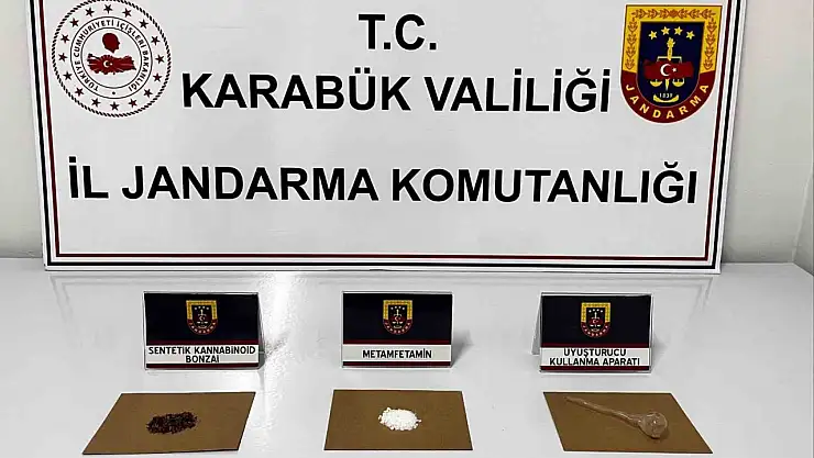 Karabük'te uyuşturucu operasyonu: 3 gözaltı