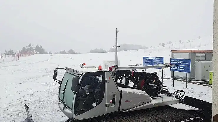 Karabük'ün yüksek kesimlerinde kar yağışı etkili oluyor