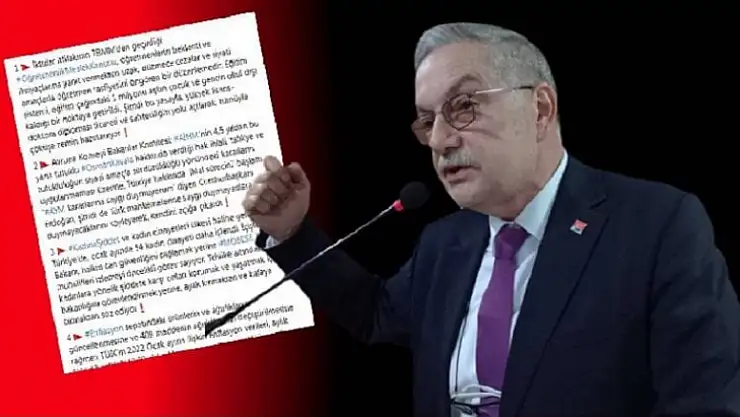 Karakaş eleştirilerini madde madde sıraladı
