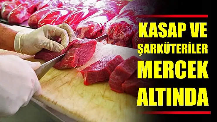 Kasap ve şarküteriler mercek altında