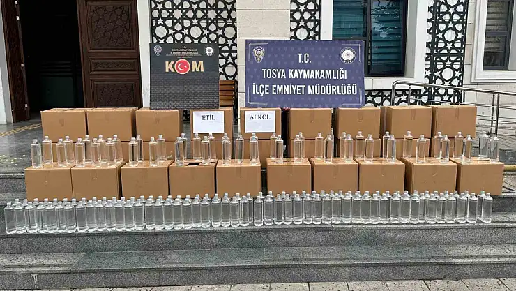 Kastamonu'da bin litre etil alkol ele geçirildi
