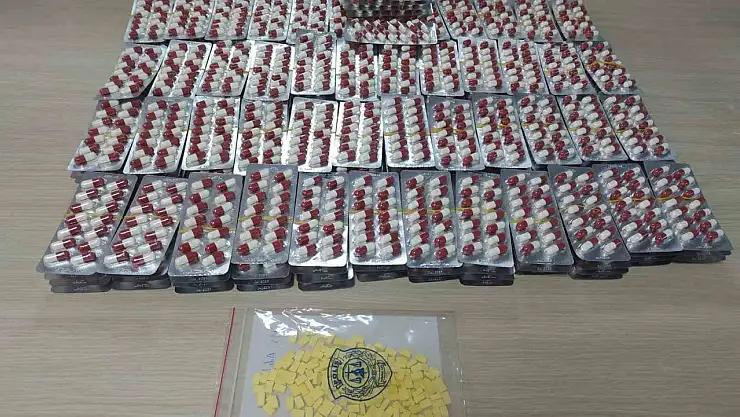 Kastamonu'da binlerce uyuşturucu hap yakalandı