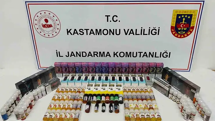 Kastamonu'da çok sayıda elektronik sigara ele geçirildi