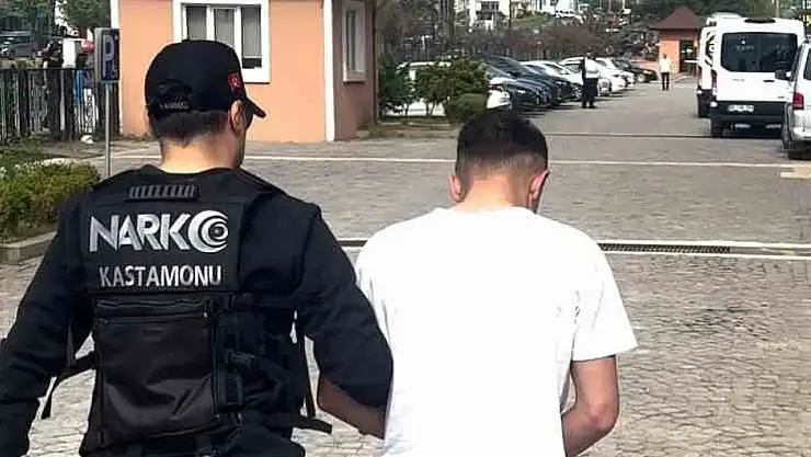 Kastamonu'da uyuşturucuyla yakalanan şahıs tutuklandı