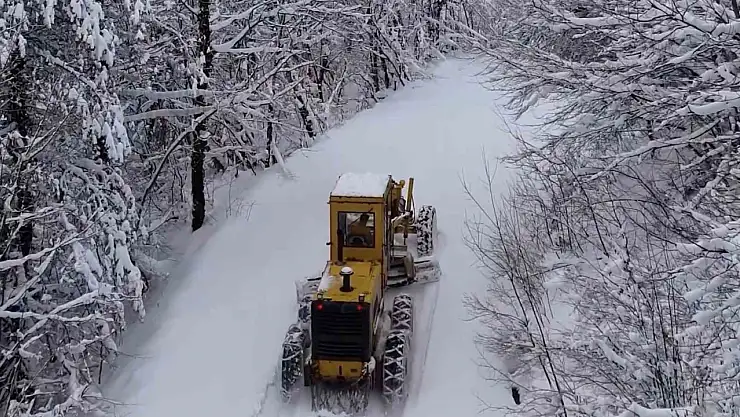 Kastamonu'da yolu kapalı köy sayısı 66'ya düştü