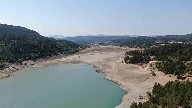 Kastamonu'nun su ihtiyacını karşılayan barajda su seviyesi yüzde 24'e düştü