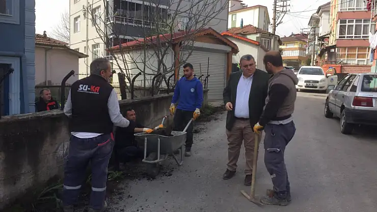 Kavşak suyu çalışmaları yapılıyor