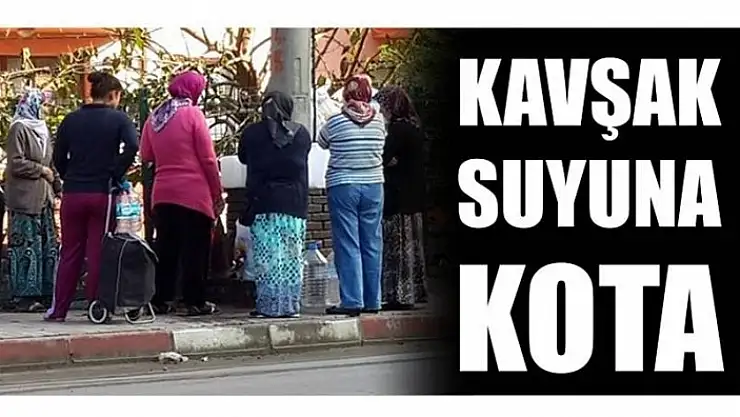 KAVŞAK SUYU ÇEŞMELERİNE 20 LİTRE KOTASI