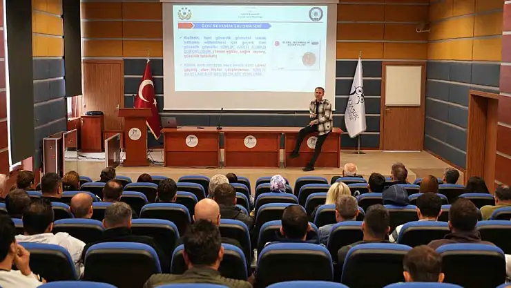 KBÜ'de güvenlik personellerine eğitim verildi