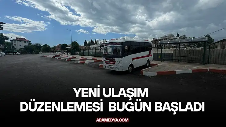 Yeni Ulaşım Düzenlemesi Bugün Başladı