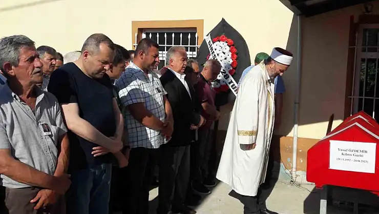 Kıbrıs gazisine son görev