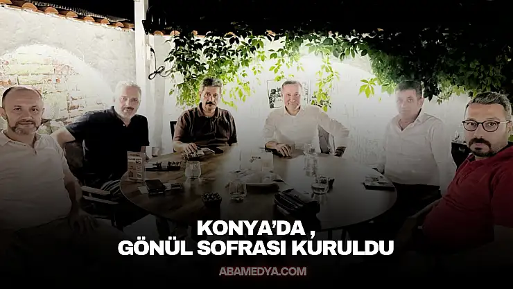 Konya'da Gönül Sofrası Kuruldu