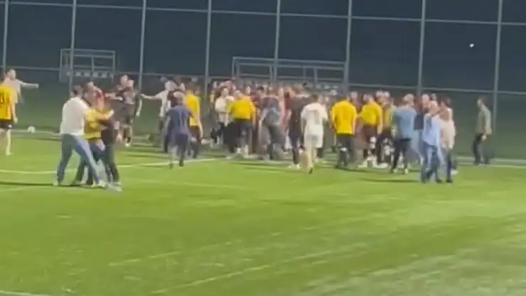 Köyler arası futbol maçlarında ortalık karıştı: Yeşil saha savaş alanına döndü