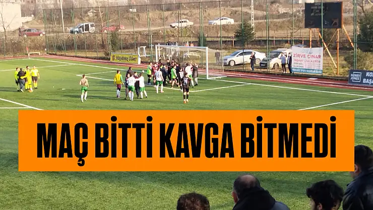 Kozcağız'da olaylı maç