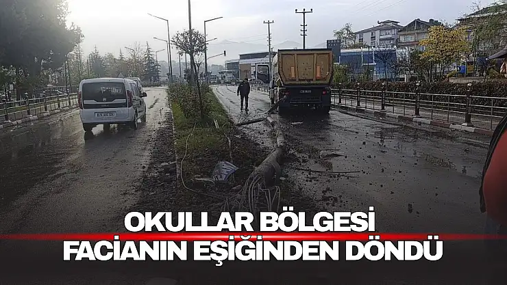 Kozcağız'da Kaza! Facianın Eşiğinden Döndü...