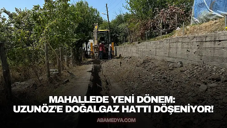 Mahallede Yeni Dönem: Uzunöz'e Doğalgaz Hattı Döşeniyor!