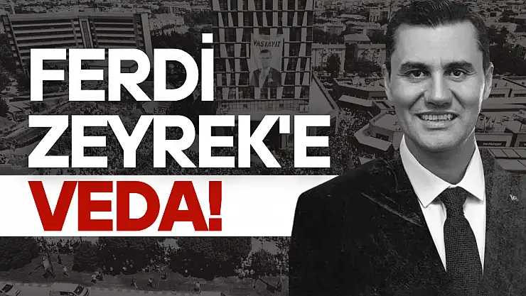 Manisa Başkanı Ferdi Zeyrek'e veda!