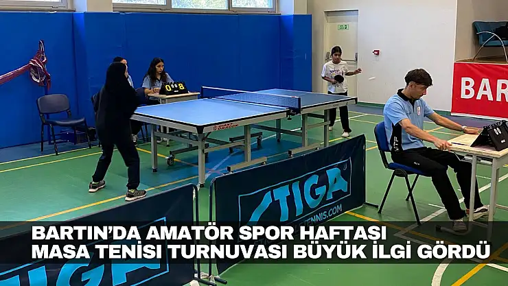 Masa Tenisi Turnuvası Büyük İlgi Gördü