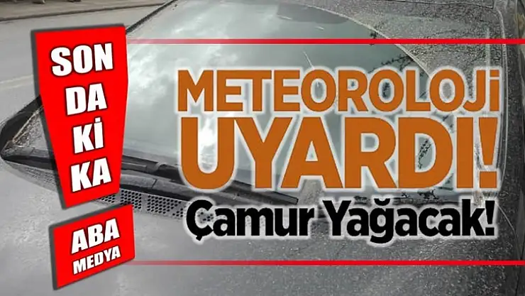 Meteorolojiden uyarı