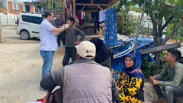 Mevsimlik tarım işçilerine sağlık taraması